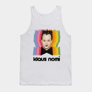 Klaus Nomi / Retro Fan Art Design Tank Top